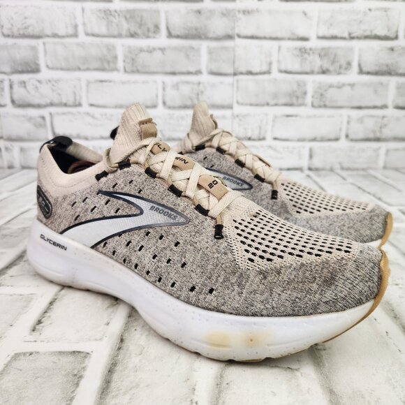 Brooks Glycerin Stealthfit 20 Women's Sz 10.5 B Gray Running Black Athletic Gym - Picture 1 of 10